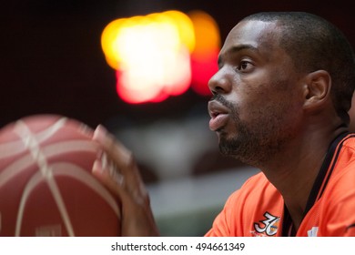 VALENCIA, SPAIN - OCTOBER 6th: Will Thomas During Spanish League Match Between Valencia Basket And Real Madrid At Fonteta Stadium On October 6, 2016 In Valencia, Spain