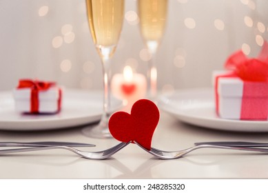 Valentine' day dinner