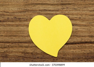 Valentine hearts on rustic wooden background