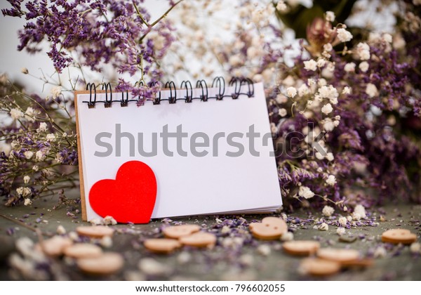 Valentines Day Background Perfect Love Declaration Stock Photo