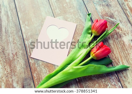 Similar – Image, Stock Photo Red Tulip Nature Plant