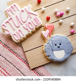 Valentines Day Hand Decorated Sugar Cookies