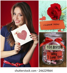 Valentine's Day Photo Collage