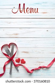 Valentines Menu Background