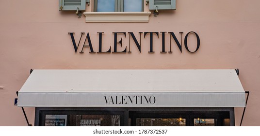 Valentino Store In Saint Tropez - ST TROPEZ, FRANCE - JULY 13, 2020