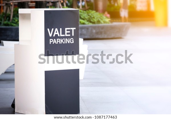 Valet parking point for convenience when hard to find\
parking lot