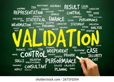 Validation Word Cloud Business Concept Stock Photo 267191054 | Shutterstock