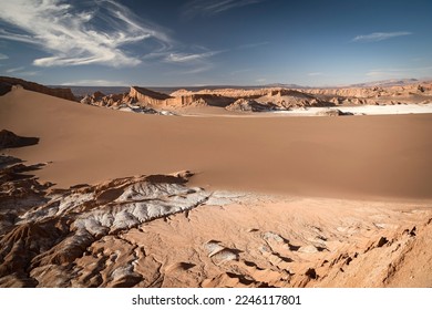 Valle de la Luna in the Atacama desert, near San Pedro de Atacama, Chile