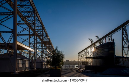 Vallejo, Ca. 04/15/2020 Mare Island Shipyard At Sunrise 