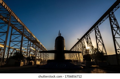 Vallejo, Ca. 04/15/2020 Mare Island Shipyard At Sunrise 