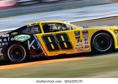 Vallelunga, Rome, Italy, 13 September 2020. American Festival Of Rome - Nascar Euro Championship.. Close Up Of  Euronascar FJ 2020 In Action Blurred Backgraound