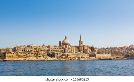 Valletta And Marsamxett Harbour, Malta