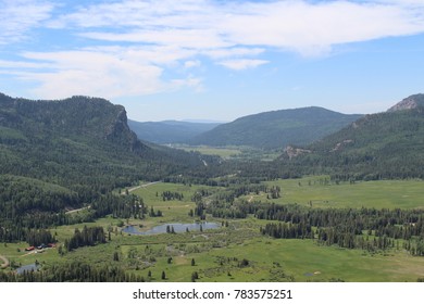 Valley between the Mountains