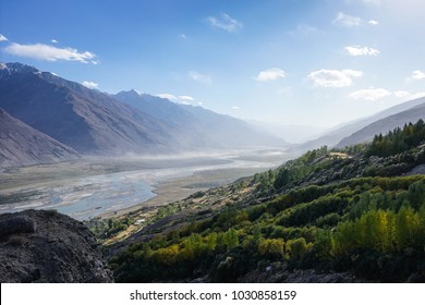 Valley Between Tajikistan And Afghanistan.