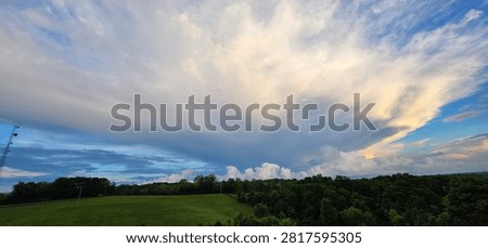valley , and clouds meet at the seem
