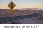 Valley of Fire State Park, Nevada USA, Winding Road, Sunset, Red Rock, Geological Wonder, Desert Landscape, Cholla Cactus, Curving Road, On Your Way, Find Your Way, Life is an Adventure, Red Rock Park