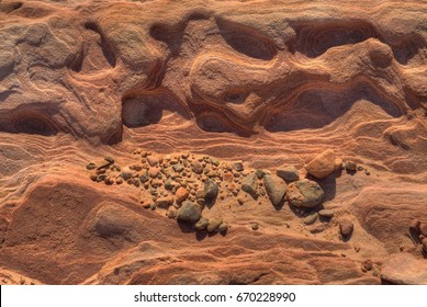 Valley of Fire State Park, Nevada, The White Domes Trail, rock abstract art