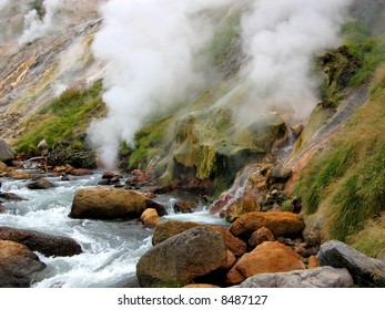 Valley Of Geysers, Hot River