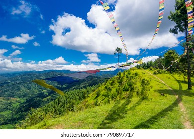Valley of Kathmandu, Nepal during summer