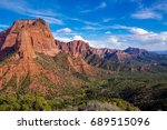 The Valley of Kolob Canyon in Zion National Park