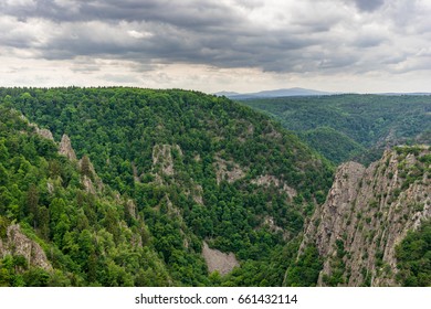 Valley view at the Roßtrappe