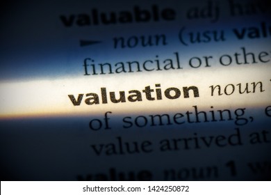 valuation word in a dictionary. valuation concept, definition.