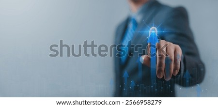 Value added concept Develop products to be effective for the success of the company Increase your sales and marketing advantage to attract customers' attention. and drive sales with the future in mind