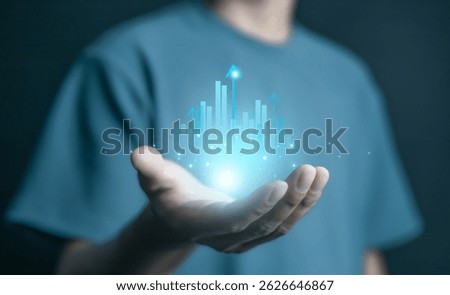 Value added concept Develop products to be effective for the success of the company Increase your sales and marketing advantage to attract customers' attention. and drive sales with the future in mind