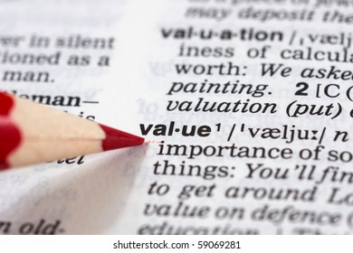 A Value Definition In A Dictionary