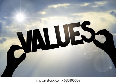 Values concept, hands - Shutterstock ID 580895086