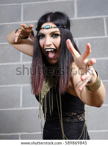 vamp goth model
