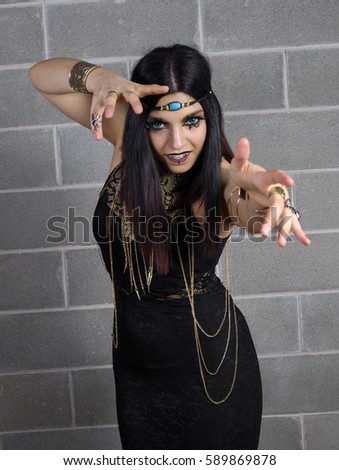 vamp goth model