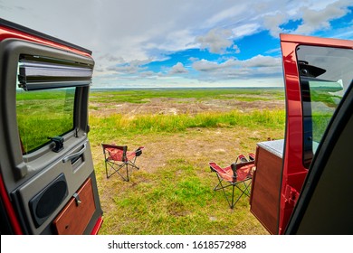 Van Life At Badlands National Park, South Dakota.