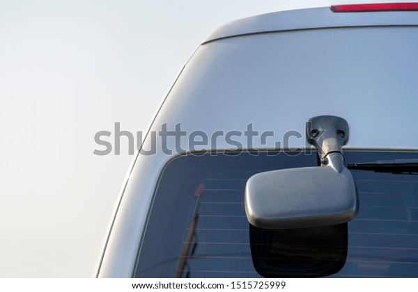 Van mirror rear\
view back caravan side view