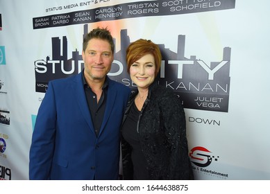 Van Nuys, CA/USA - February 11, 2020: Sean Kanan & Carolyn Hennesy Attends The “Studio City” Screening Event In Van Nuys, CA.