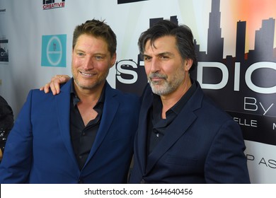 Van Nuys, CA/USA - February 11, 2020: Sean Kanan & Vincent Irizarry Attend The “Studio City” Screening Event In Van Nuys, CA.