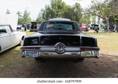 Van Nuys, USA - April 9, 2017: Chrysler Imperial 1966 On Display During The Spring Fling 31 At The Woodley Park.