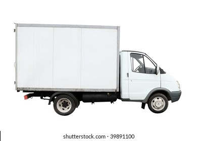 Van Under The White Background