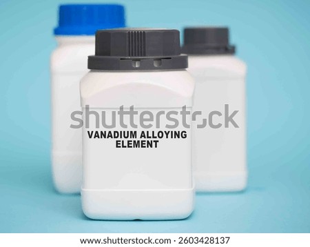 Vanadium (V) Alloying element Used in steel alloys and batteries; focus on vanadium redox flow batteries for energy storage.