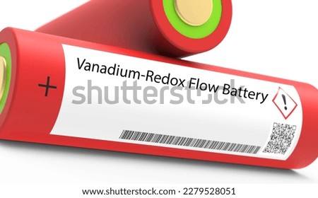 Vanadium-redox Flow Battery A vanadium-redox flow battery is a type of rechargeable battery that uses vanadium ions in different oxidation states to store energy. It is commonly used in large-scale en