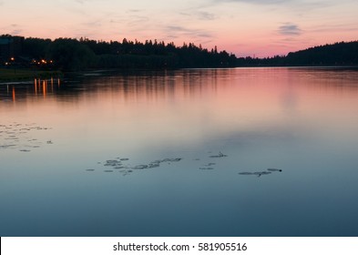 Vanajavesi Lake In Hameenlinna. Finland