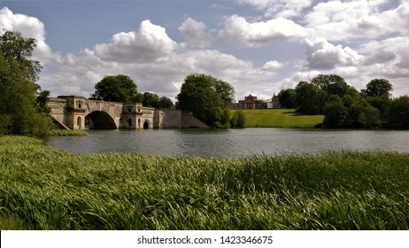 Vanburgh Bridge By Capability Brown Blenheim Palace England