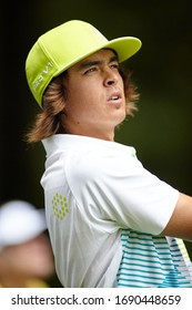 Vancouver, BC / Canada - July, 20th 2011: RBC Canadian Open - Rickie Fowler On The Tee.