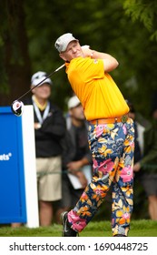 Vancouver, BC / Canada - July, 20th 2011: RBC Canadian Open - 1995 British Open Champion John Daly On The Tee.