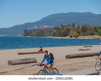 Vancouver, BC Canada - September 19, 2022: Sunny Weather In Vancouver For National Day Of Mourning For Queen Elizabeth II.