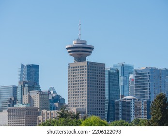 Vancouver, BC Canada - September 19, 2022: Sunny Weather In Vancouver For National Day Of Mourning For Queen Elizabeth II.