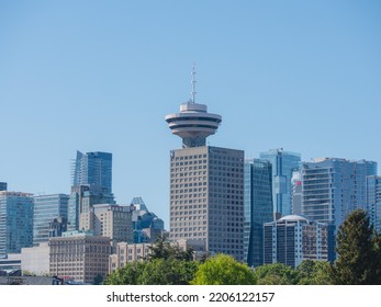 Vancouver, BC Canada - September 19, 2022: Sunny Weather In Vancouver For National Day Of Mourning For Queen Elizabeth II.