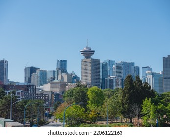 Vancouver, BC Canada - September 19, 2022: Sunny Weather In Vancouver For National Day Of Mourning For Queen Elizabeth II.