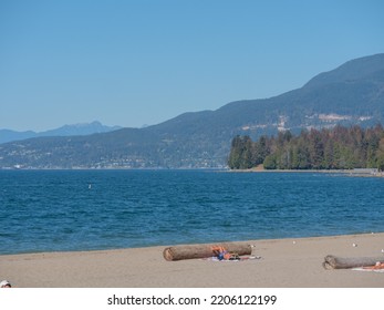 Vancouver, BC Canada - September 19, 2022: Sunny Weather In Vancouver For National Day Of Mourning For Queen Elizabeth II.