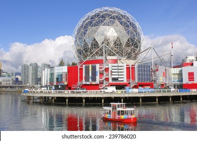 VANCOUVER, BC/CANADA  JUNE 24 2014: Science World On The East End Of Vancouver's False Creek And A Legacy Of Expo '86.